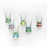 JOGO 6 COPOS DE VIDRO COLORIDOS SHOT 50ML - Lyor - 4