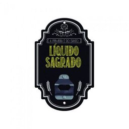 Abridor De Garrafa Parede Líquido Sagrado - 13