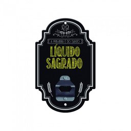 Abridor De Garrafa Parede Líquido Sagrado - 1