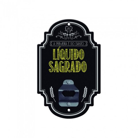 Abridor De Garrafa Parede Líquido Sagrado