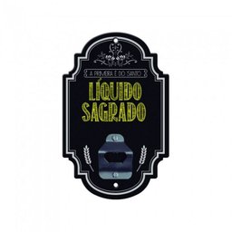 Abridor De Garrafa Parede Líquido Sagrado - 9