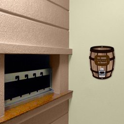 Abridor de Garrafa Parede Barril - To Beer or Not To Beer - 3