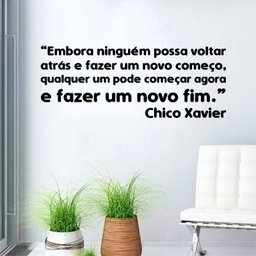 Adesivo de Parede Frase Chico Xavier - 1