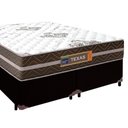 Ver imagem 6 de Cama Box Casal Bipartido Sintético + Colchão Molas Ensacadas Texas Prime Colchões 138cm - Suporta
