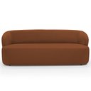 Ver imagem 3 de Sofá 2 Lugares Orgânico para Sala de Estar Living 170cm Heidy F04 Veludo Telha - Lyam Decor