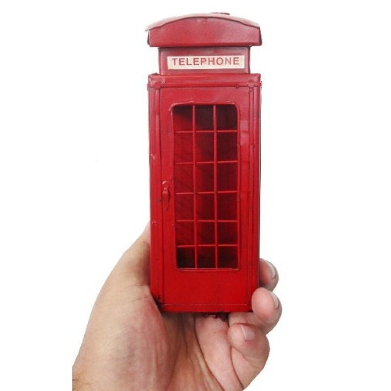 Cabine Telefonica Londres em Metal Vintage Retro para Decoração (cj-009) - 4