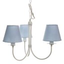 Ver imagem 1 de Lustre 3L Ariel Azul Quarto Bebê Infantil Menino