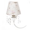 Lustre 3L Primavera Cristais 2 Flores G Rosa Quarto Bebê Infantil Menina - 2