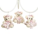 Ver imagem 2 de Lustre 3L Ariel Com 3 Ursinhas De Tiara Quarto Bebê Infantil Menina