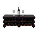 Ver imagem 2 de Adega Vinho Madeira 16 Garrafas Cor Imbuia C08 Cevey Adegas e Artesanatos