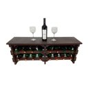 Ver imagem 1 de Adega Vinho Madeira 16 Garrafas Cor Imbuia C08 Cevey Adegas e Artesanatos