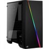 Gabinete Gamer Aerocool Mini Cylon Preto Rgb Lateral Acrílico - 1