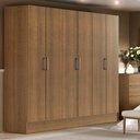 Ver imagem 1 de Guarda-Roupa Casal Madesa Vip 6 Portas Batentes Rustic Cor:Rustic