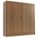 Ver imagem 2 de Guarda-Roupa Casal Madesa Vip 6 Portas Batentes Rustic Cor:Rustic
