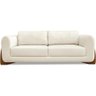 Sofa Jolie 2 Lugares 180cm Pes Boomerang Linho 212 Natural Ezz Natural - 3