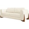 Sofa Jolie 2 Lugares 180cm Pes Boomerang Linho 212 Natural Ezz Natural - 1