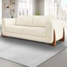 Sofa Jolie 2 Lugares 180cm Pes Boomerang Linho 212 Natural Ezz Natural - 10