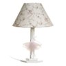 Abajur Madeira Bailarina Acrílico Rosa Quarto Bebê Infantil Menina - 1