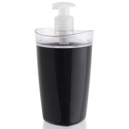 Conjunto Para Banheiro Preto 2 Peças Suporte De Escova Sabão - 4