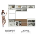 Ver imagem 6 de Armário de Cozinha Completa 270cm Branco/Rustic Glamy Madesa 13