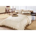 Ver imagem 1 de Kit Colcha Naturalle Queen Size 5 Peças Com Almofada Palha