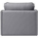 Ver imagem 6 de Poltrona Cama Solteiro Retrátil 1 Lugar 102cm Zora K01 Linho Soft Grafite - Lyam Decor