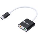 Ver imagem 1 de Adaptador Fone de Ouvido P2 3.5mm Duas Vias para Usb Tipo C