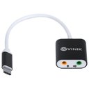 Ver imagem 4 de Adaptador Fone de Ouvido P2 3.5mm Duas Vias para Usb Tipo C