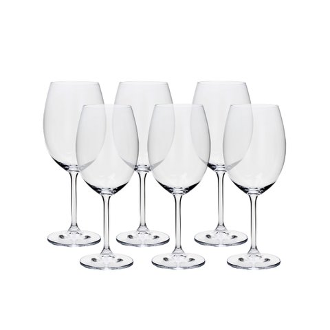 Cj 6 Taças de Cristal P/Água Colibri 580ml Bohemia