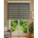 Ver imagem 1 de Persiana Horizontal Pvc 25mm Block Luxo 80larg X 220alt Cinza - Quarto/sala/ Escritório/cozinha/lava