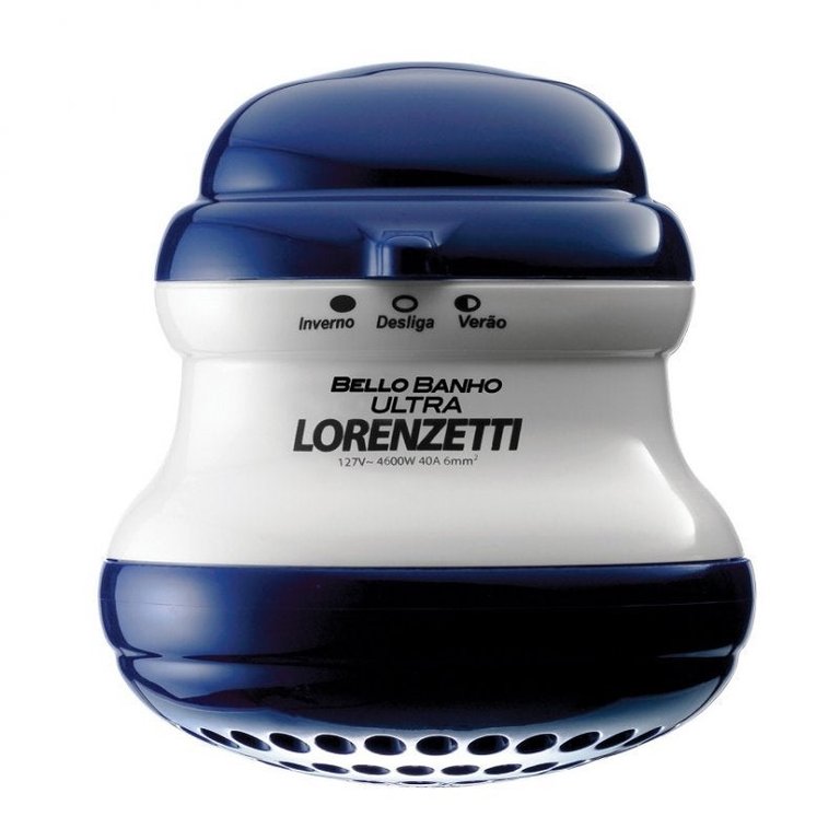 Chuveiro Bello Banho Ultra Azul com Cano 220v 5500w - Lorenzetti Chuveiro Bello Banho Ultra Azul com Cano 220v 5500w - Lorenzetti