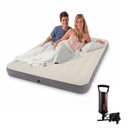 Ver imagem 1 de Colchão Inflável Queen Casal Dura Beam Fiber Tech Com Bomba de Encher Intex
