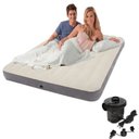 Ver imagem 1 de Colchão Inflável Queen Casal Dura Beam Fiber Tech Com Bomba Elétrica Intex - 220V