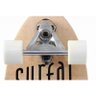 Skate Longboard Carver Simulador Surf Abec 5 Marfim Mormaii - 3