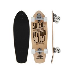 Skate Longboard Carver Simulador Surf Abec 5 Marfim Mormaii - 2