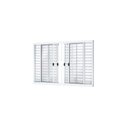 Ver imagem 1 de Janela Veneziana Aluminio C/g 120 X 10 X 150cm - Branca - Riobras