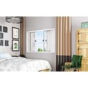 Ver imagem 2 de Janela Veneziana Aluminio C/g 120 X 10 X 150cm - Branca - Riobras