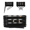 Ver imagem 4 de Churrasqueira a Carvão Móvel Mor Montana Preta 54x35x64cm