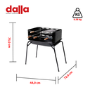 Ver imagem 6 de Churrasqueira a Carvão Móvel Mor Araguaia Preta 72x44x75cm