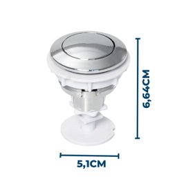 Botão Acionador Superior P/ Caixa Acoplada Atlas - 7
