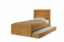 Ver imagem 1 de Cama Solteiro com Cama Auxiliar Modelo Bibox para Quarto Infantil e Juvenil:Nature
