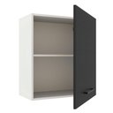 Ver imagem 5 de Armário Aéreo Madesa Agata 60cm com 1 Porta Branco e Preto