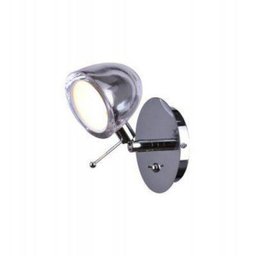 Arandela Obi 1 x G9 Cromado e Transparente - 10 x 11 cm - 6 Arandela Obi 1 x G9 Cromado e Transparente - 10 x 11 cm - 6