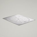 Ver imagem 2 de Grelha de Aço Inox Quadrada 100mm com Fecho Censi