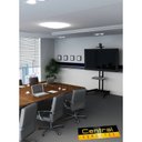 Ver imagem 3 de Suporte Móvel Pedestal de Chão com Rodas, Bandeja e Altura Regulável para TVs LCD/Led/Plasma/3D de 3