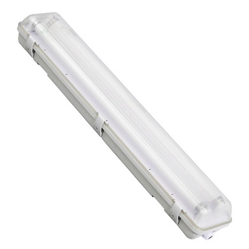 Luminária Hermética para 2 X 120cm T8 LED Sobrepor - 1