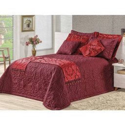 Kit Amanda Casal Queen 5 Peças Bordado Percal 180 Fios - 8