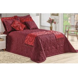 Kit Amanda Casal Queen 5 Peças Bordado Percal 180 Fios - 1