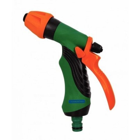 Esguicho Hidropistola com Jato Controlável Verde/Laranja - Tramomtina 78520/501