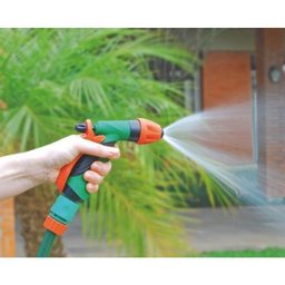 Esguicho Hidropistola com Jato Controlável Verde/Laranja - Tramomtina 78520/501 - 2